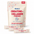VitaVerb 5g Creatine Monohydrate for Women + Collagen Powder, 30 Sticks